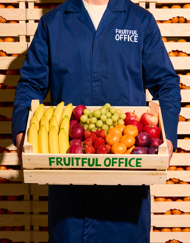 Fruitful Office krat met vers seizoensfruit